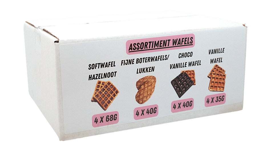 1 doos Assortiment wafels - Afbeelding 2
